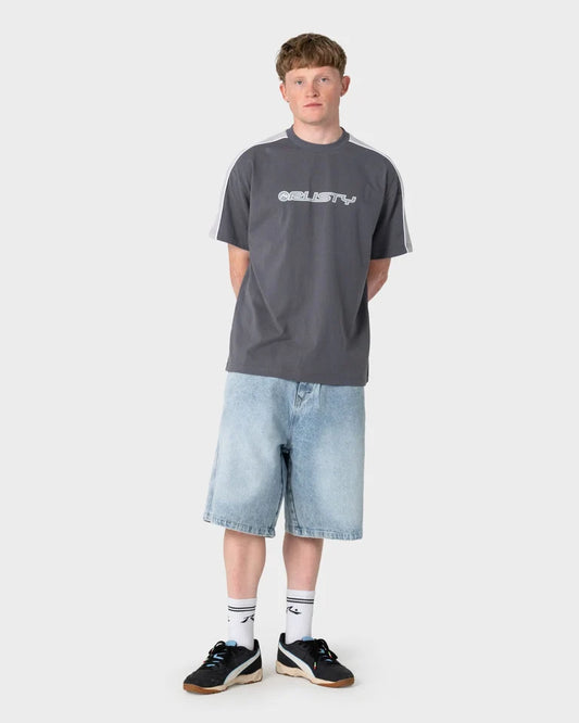 Rusty Alonso Graphic Panel Tee l Steel
