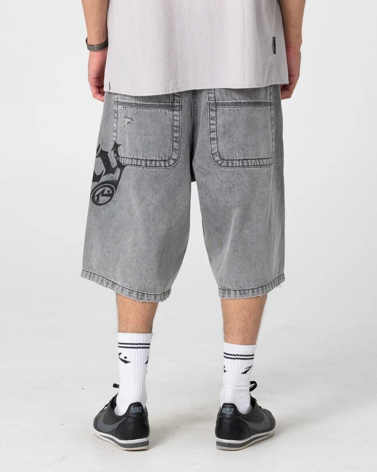 Rusty Tweaking 26" Baggy Jort l London Summer