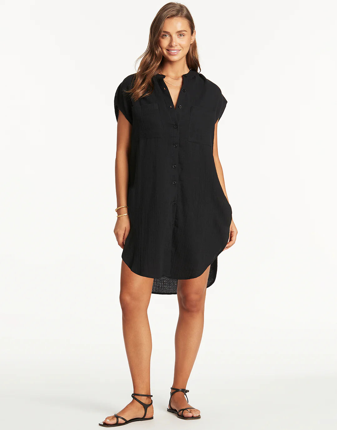 Sea Level Sunset Sleeveless Coverup