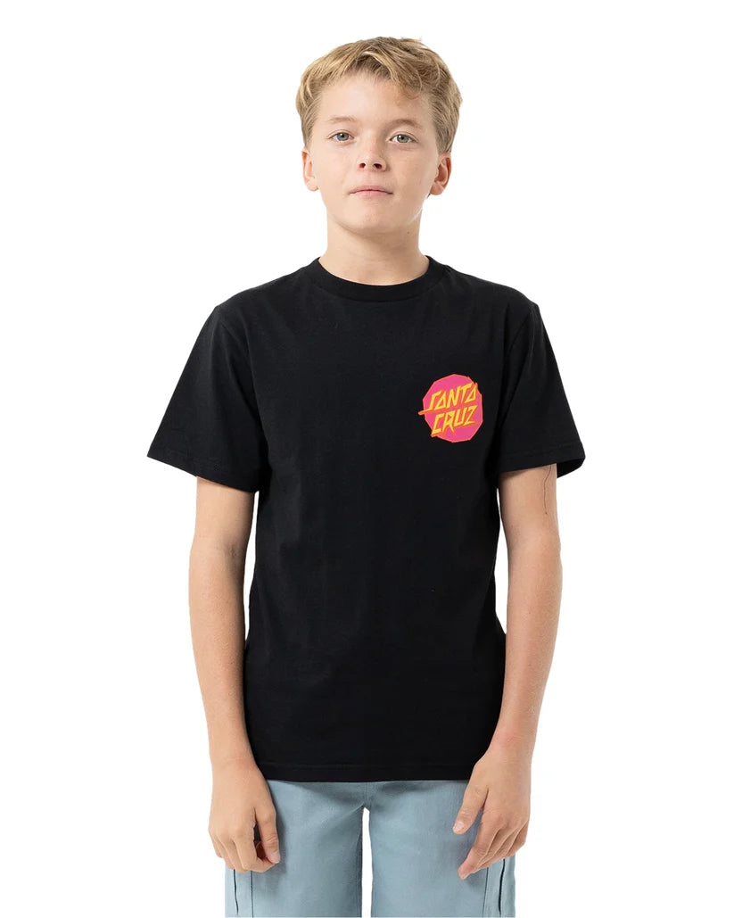 Sanata Cruz Meek Scratched Slasher Boys Tee l Black
