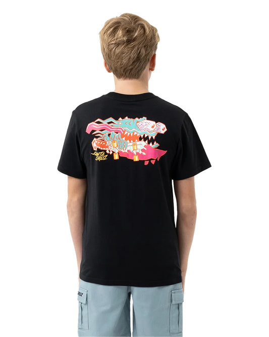 Sanata Cruz Meek Scratched Slasher Boys Tee l Black