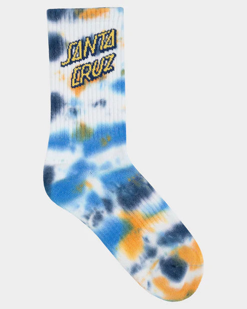 Santa Cruz Stack Strip Youth Crew Sock-2 Pack