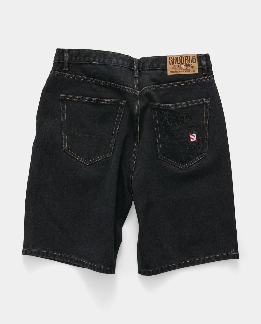 S Double Emb 5 Pocket Short