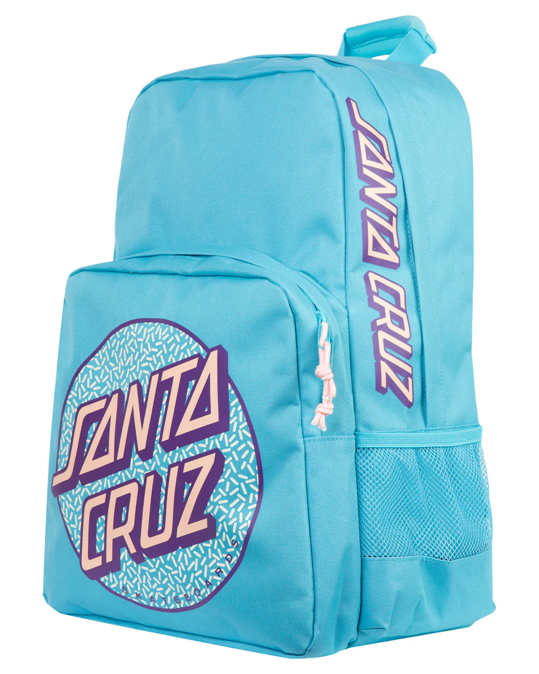 Santa cruz sprinkle dot turquoise backpack