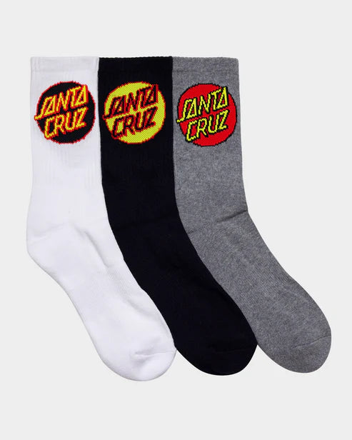 Santa cruz other dot mens crew socks