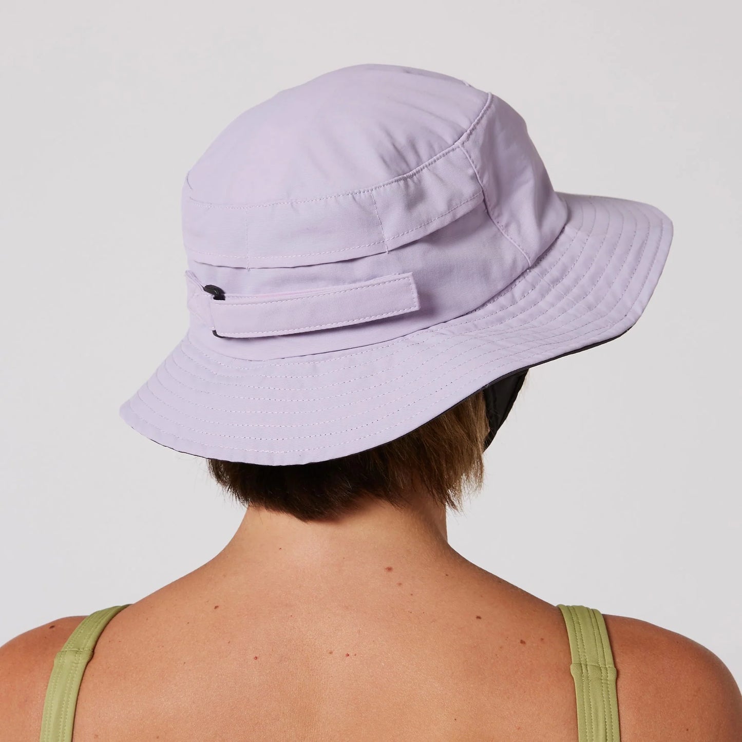 Ocean + Earth Indo Stiff Peak Surf Hat in Pale Lilac