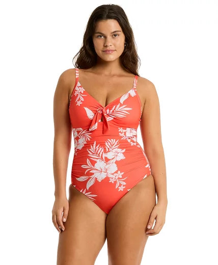 Sea Level Aloha Tie Front DD/E One Piece