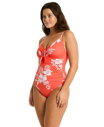 Sea Level Aloha Tie Front DD/E One Piece
