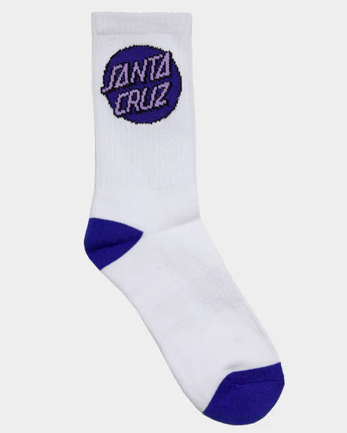 Santa Cruz Womens Crew Dot Sock- 4 Pack