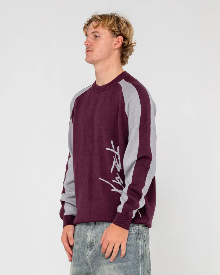 Rusty Roll Safe Boxy Crew Knit