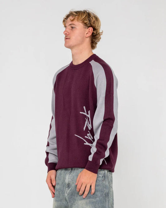 Rusty Roll Safe Boxy Crew Knit