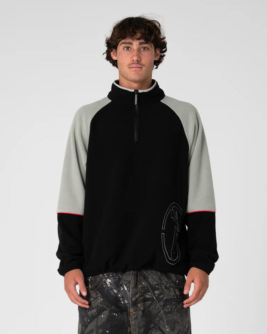 Rusty Tectonic 1/4 Zip Fleece
