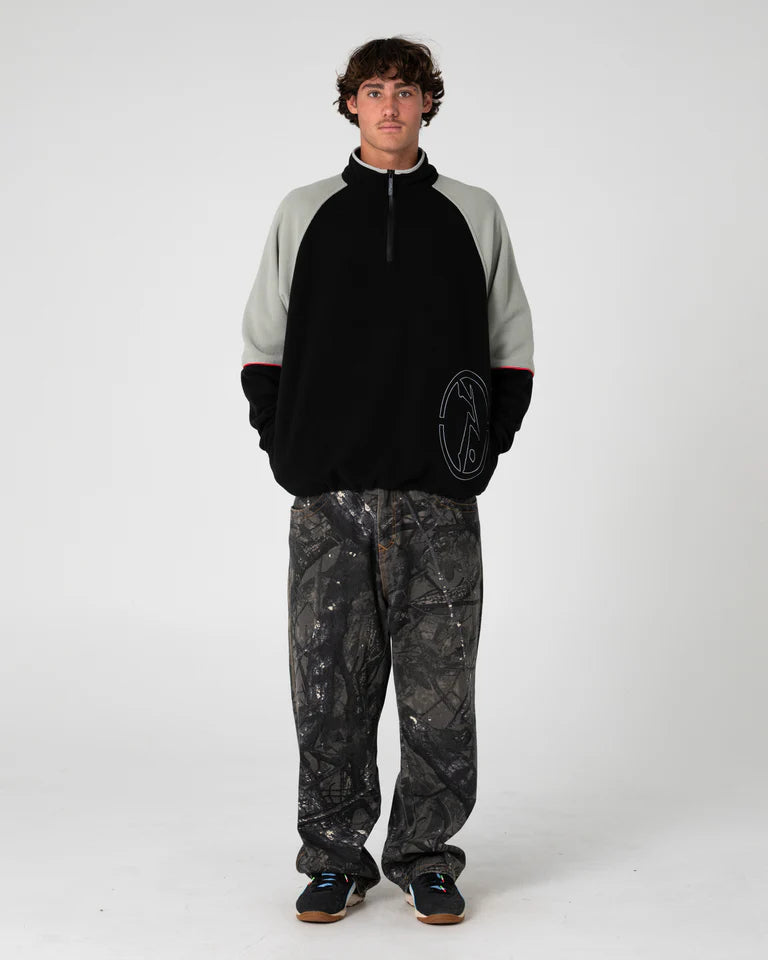 Rusty Tectonic 1/4 Zip Fleece