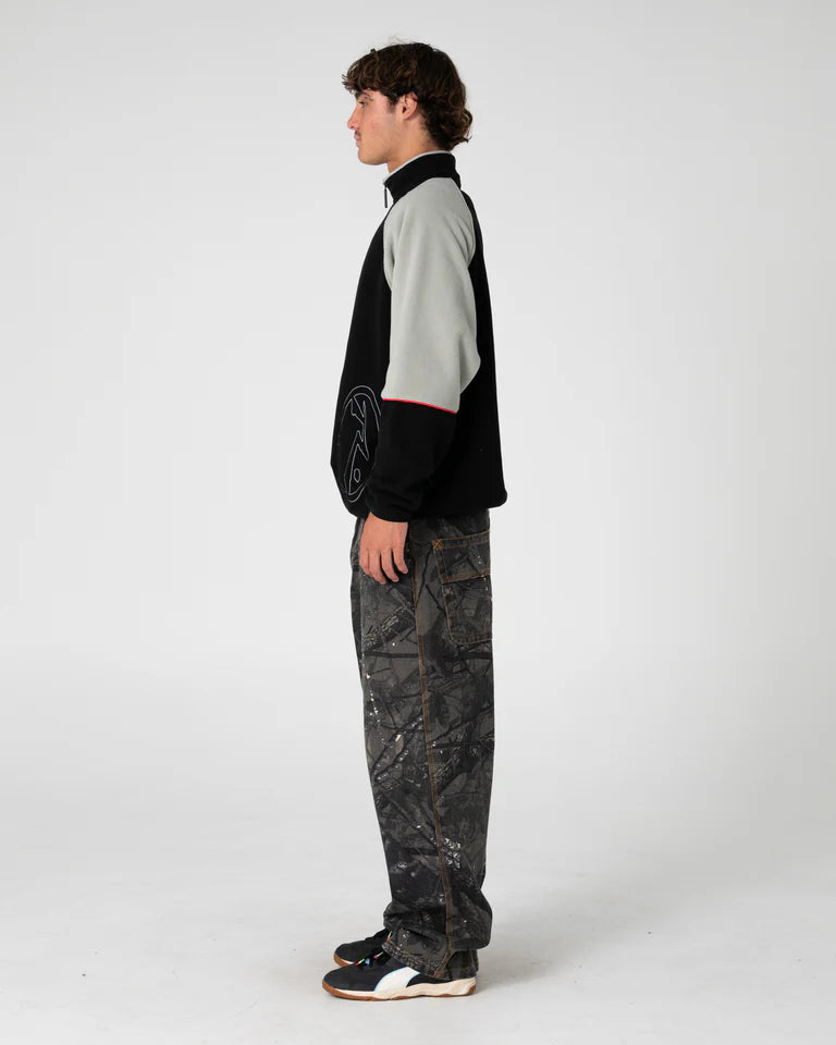 Rusty Tectonic 1/4 Zip Fleece