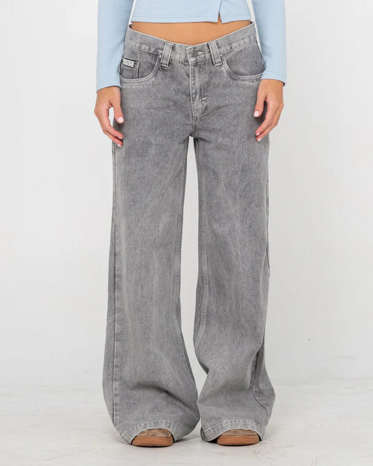 Rusty Wendy Wide Low Rise Denim Jean