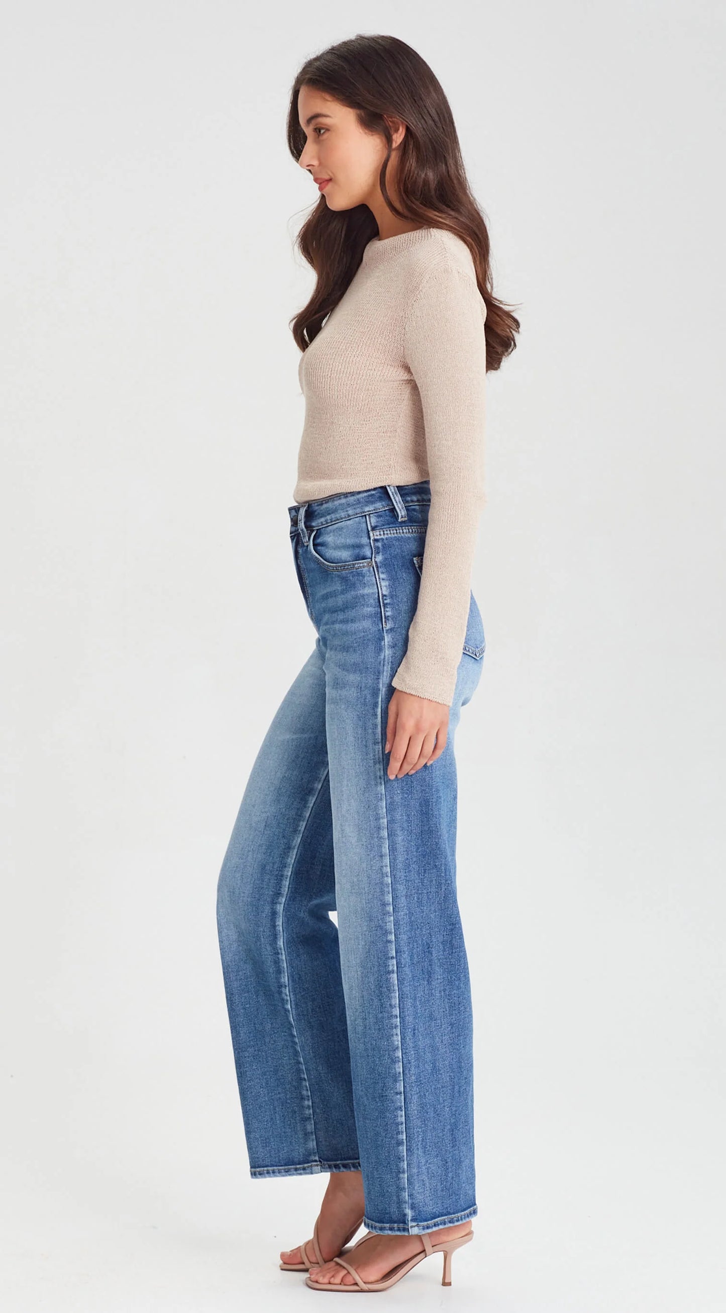 WENDY | Wide Leg Junkfood Jean Denim Blue