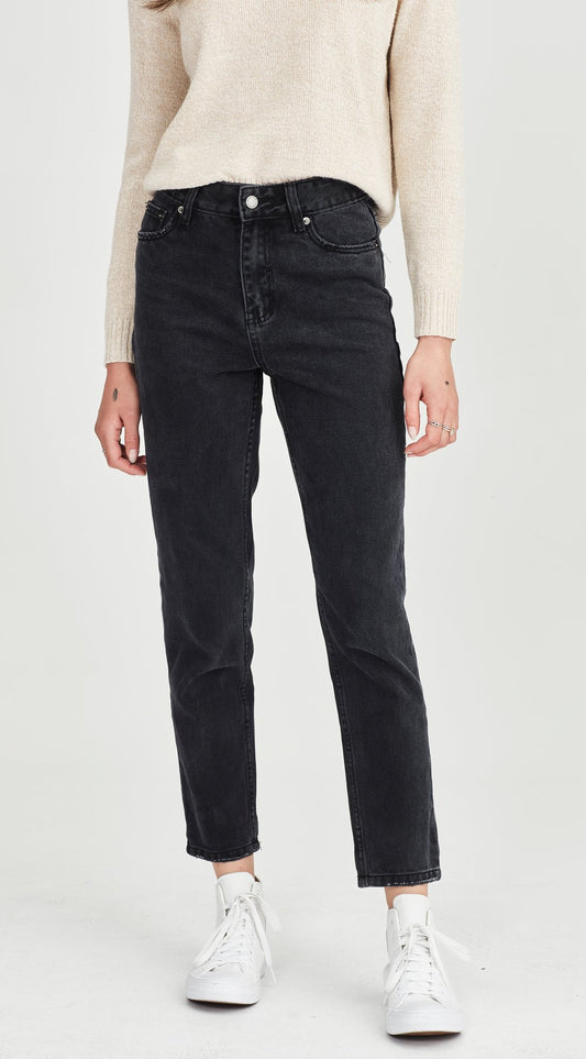 Junkfood ALANNAH | Mom Jean Black