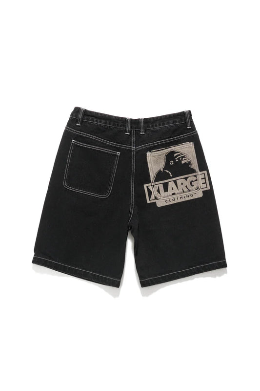 X Large OG BULL DENIM 91 SHORT - BLACK DENIM