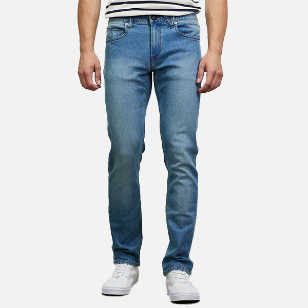 Volcom Vorta Denim Jeans Light Blue Vibes