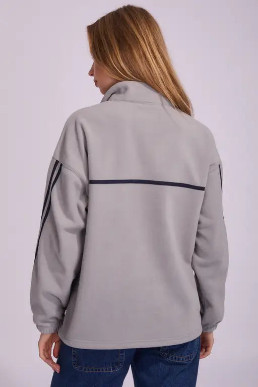 Rusty Bind Me Up 1/4 Zip Polar Fleece