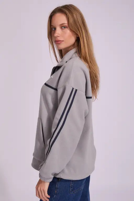Rusty Bind Me Up 1/4 Zip Polar Fleece