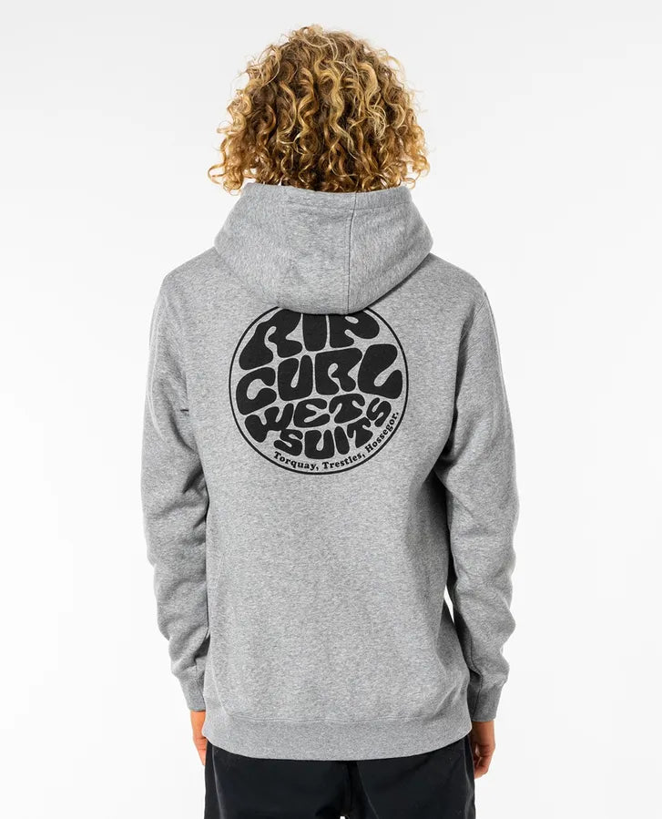 Ripcurl Wetsuit Icon Mens Hood- Grey Marle