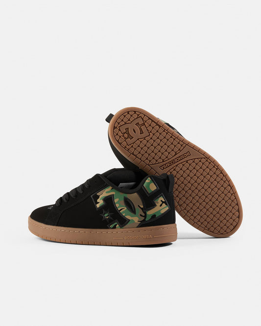 DC Court Graffik l Black/Gum/Camo