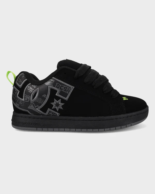 DC Court Graffik Shoe BLK/GRN