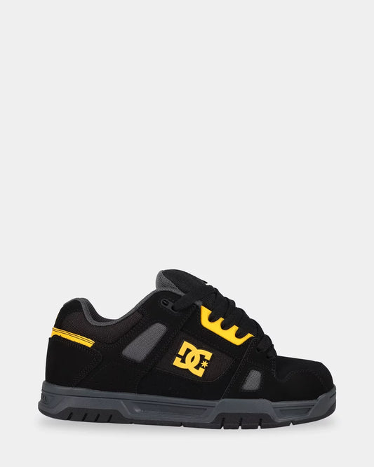 DC Stag Skate Shoe l Black/Yellow