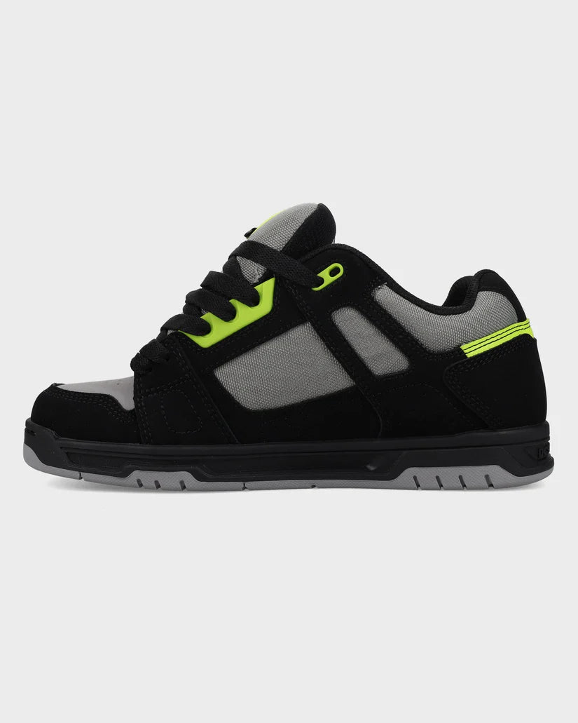 DC Stag Skate Shoe l Black/Grey/Lime