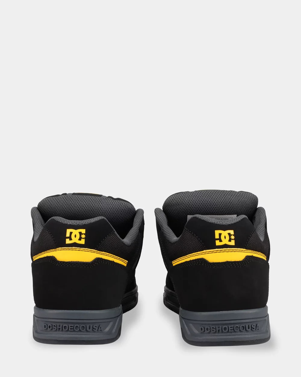 DC Stag Skate Shoe l Black/Yellow
