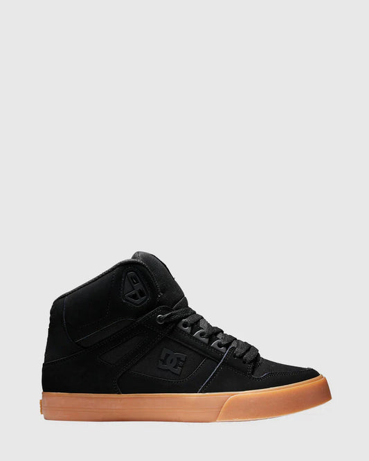 DC Pure High Top Shoes BLK GUM