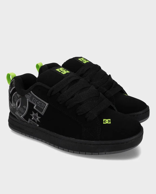 DC Court Graffik Shoe BLK/GRN