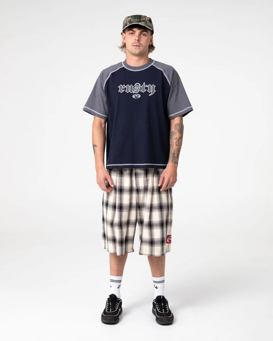 Rusty Decoy Short Sleeve Tee l Navy Blue