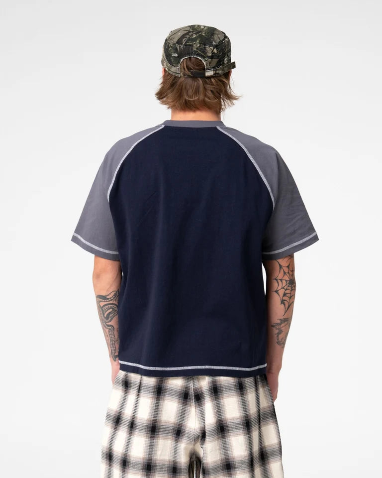 Rusty Decoy Short Sleeve Tee l Navy Blue