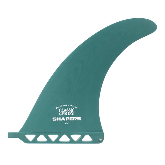 shapers 9" Classic Series Longboard Fin - Seafoam