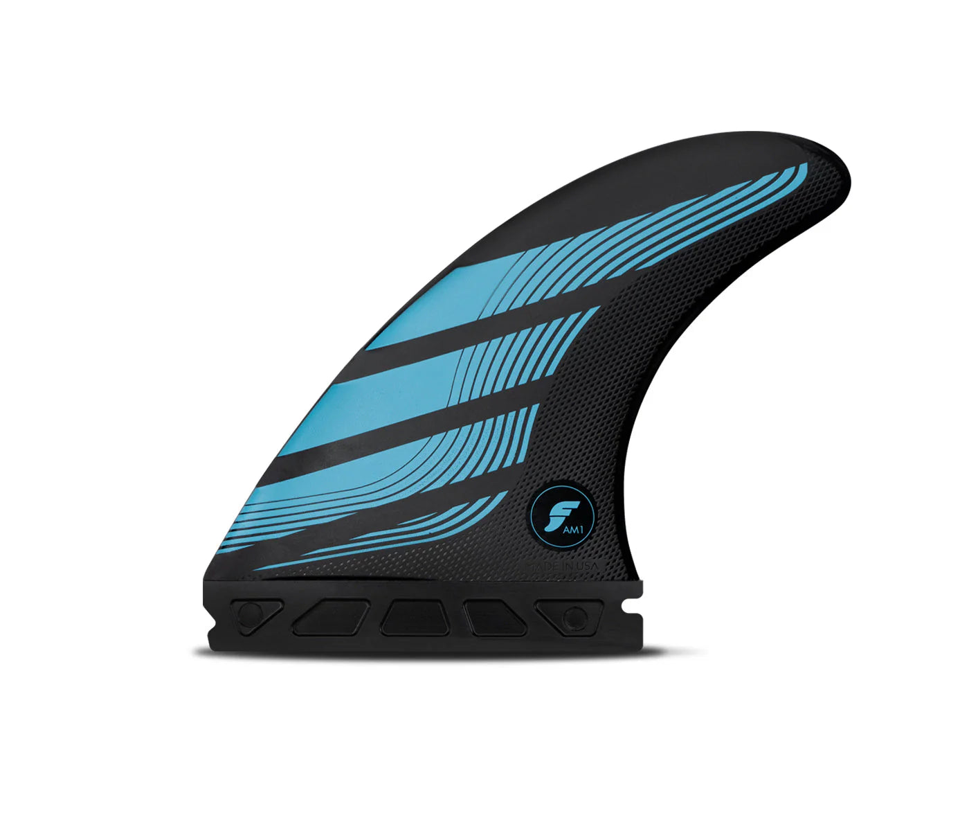 Futures AM1 Thruster - Alpha Series Medium l Carbon/Blue
