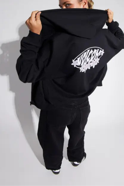 Volcom Get Up Zip Crop Hood