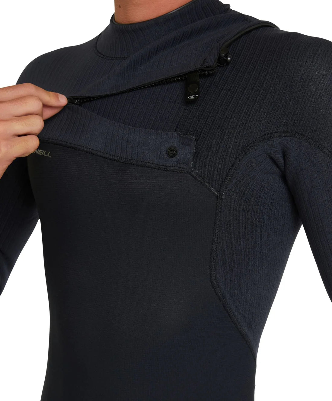 ONEILL HyperFreak 4/3+ Steamer Chest Zip Wetsuit - Black