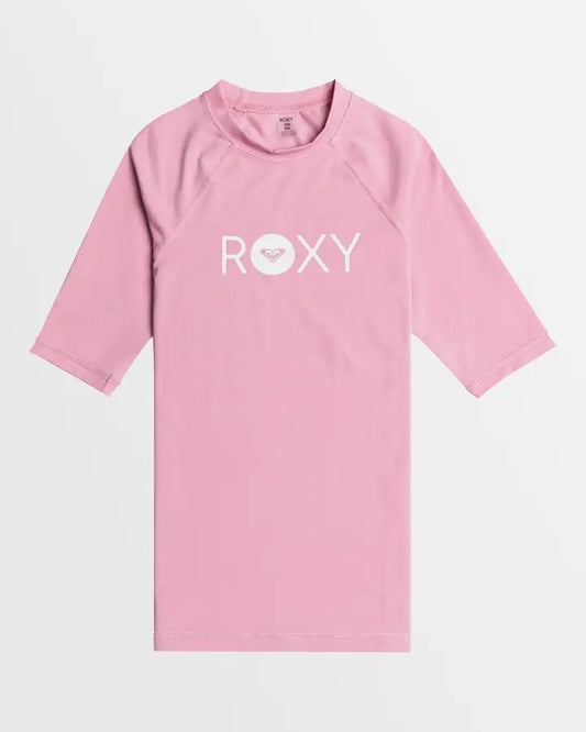 Roxy Essential Lycra SS Rash Shirt-Pink