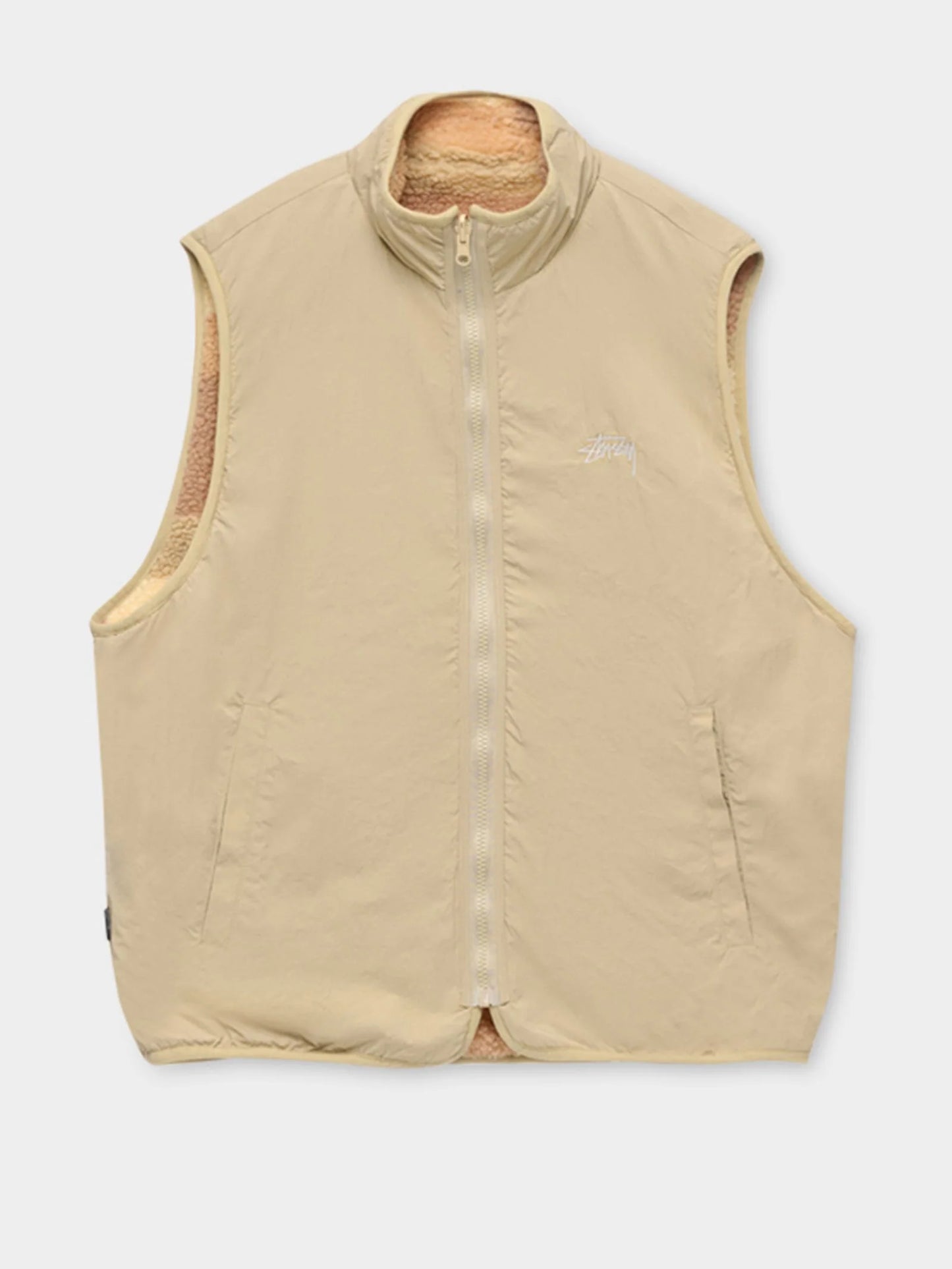 Stussy Square Jacquard Sherpa Vest