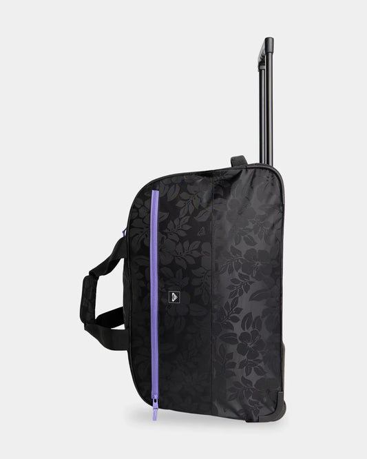 Roxy Feel It All Wheelie Bag l Black/Purple