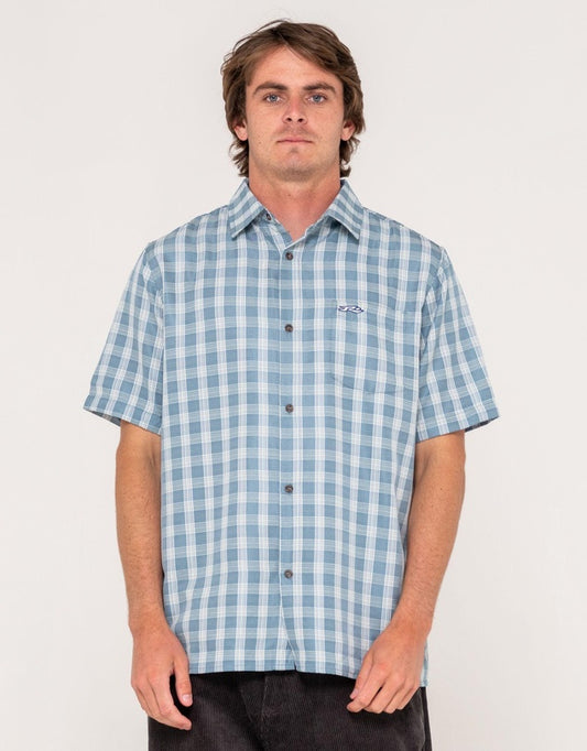 Rusty Datsun Check Short Sleeve Shirt