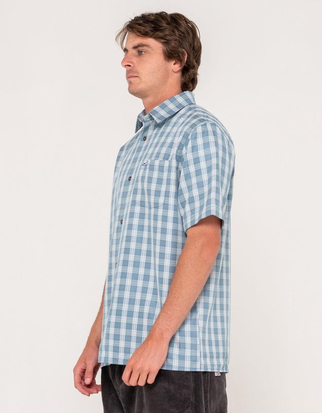 Rusty Datsun Check Short Sleeve Shirt