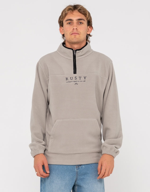 Rusty big bang polar fleece quarter zip