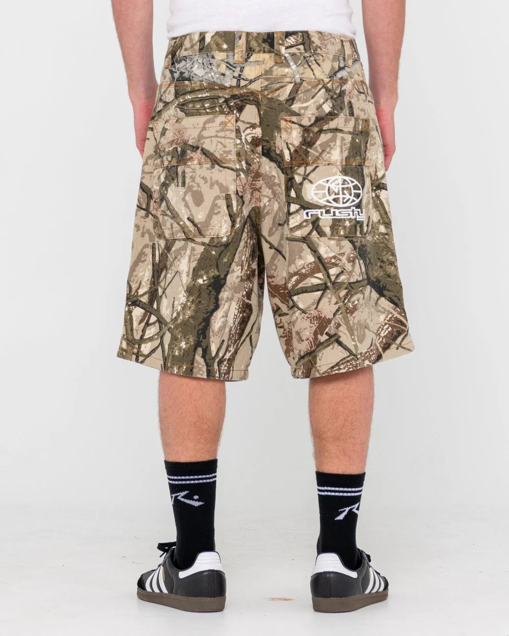 Rusty Flip Rambo Camo Jort