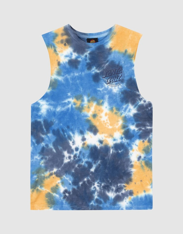 Santa Cruz Industrial Dot Mono Muscle Singlet