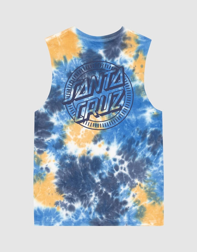 Santa Cruz Industrial Dot Mono Muscle Singlet