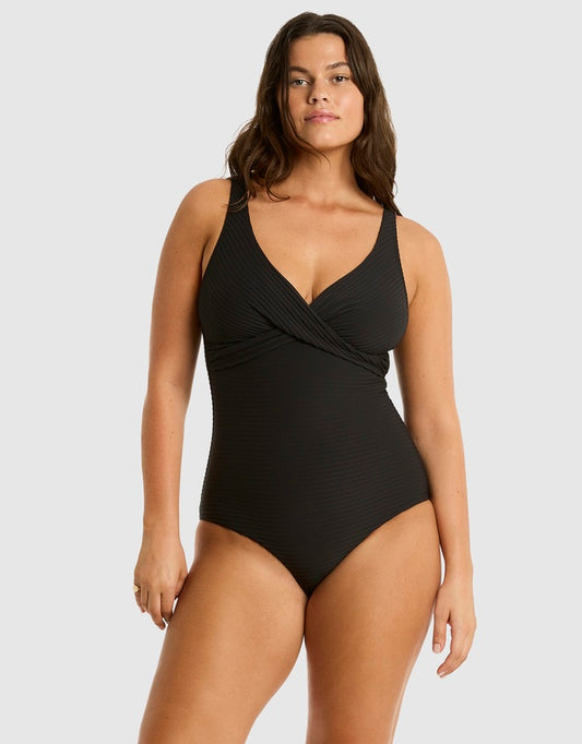 Sea Level Spinnaker Cross Front One Piece