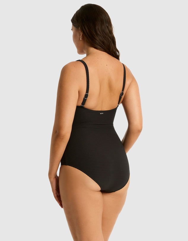 Sea Level Spinnaker Cross Front One Piece